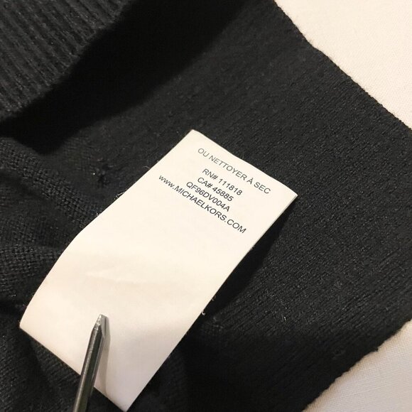 Michael Kors Womens Size Small Long Sleeve Turtleneck Ruffled Sleeves Sweater - Picture 10 of 16